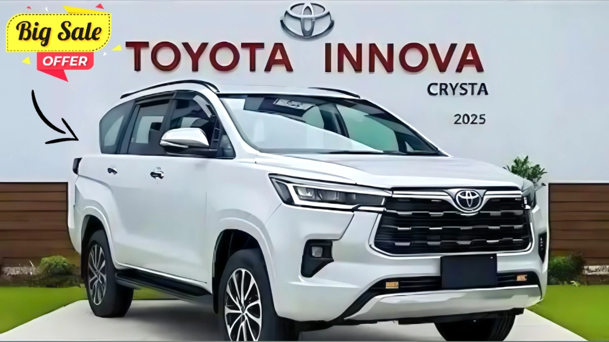 Toyota Innova Crysta 2025: A Game-Changing 7-Seater MPV with 35 KM/L Mileage at ₹2.50 Lakh!